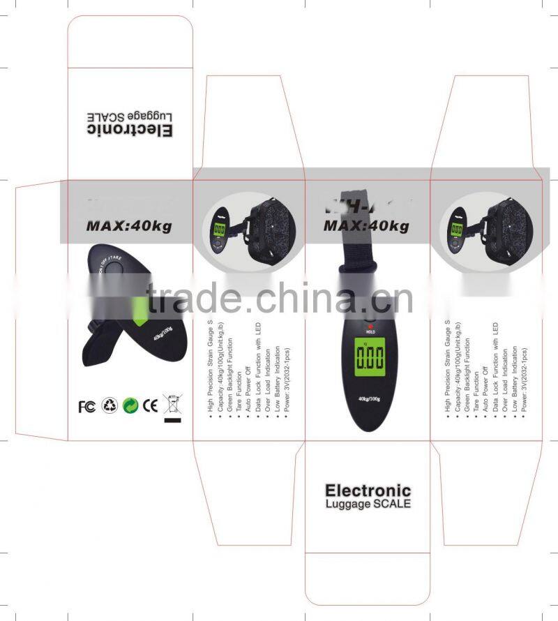 hot sale portable digital luggage scale.electronic digital travel luggage scale.40kg 10g portable electronic scale