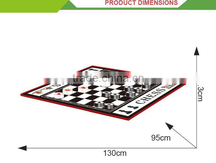 Intelligence toys children chess game play mat for adult