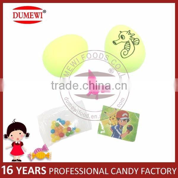 Promotional DIY Easter Egg Painting Toy Candy with Tattoo