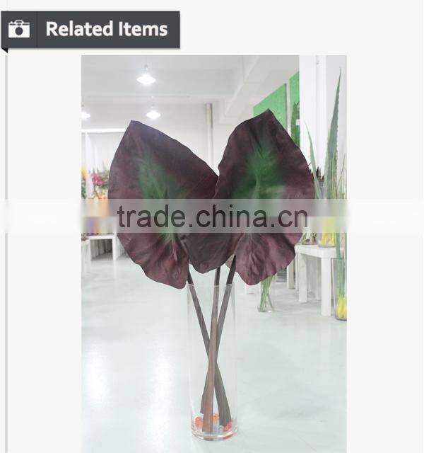 High quality artificial bonsai leaves leaves for decoration big autumn leaves