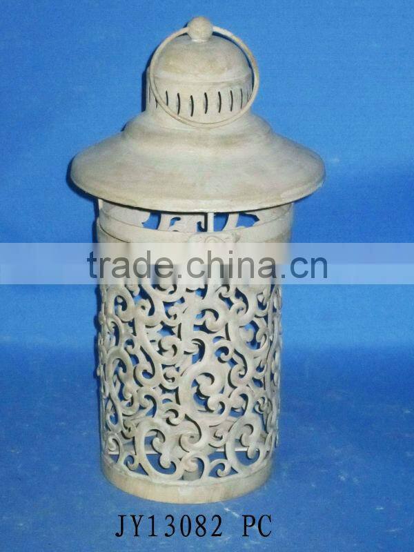 Factory Cheap Outdoor indoor metal shabby lanterns candle holder for home and garden decoration