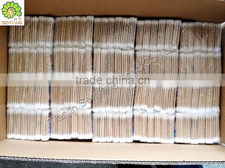 wooden medical make colored cotton swab holder