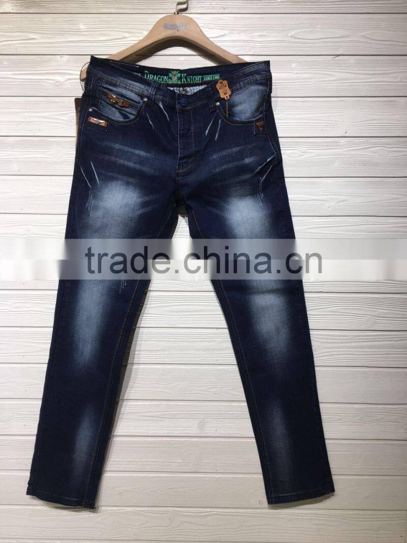 GZY Classical Men Jeans Fabric Prices Top Design Wholesale Price Stock 2017