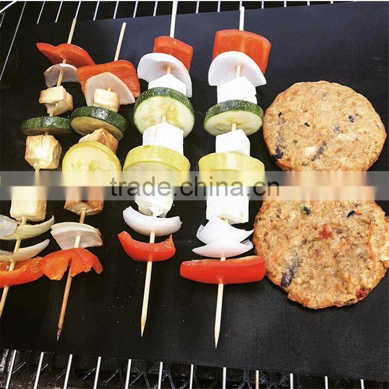 wholesale Outdoor barbecue special security Easily Cleaned Waterproof non stick bbq grill mat