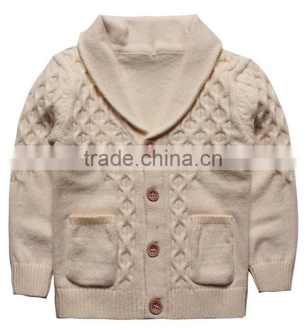 China wholesale woolen boy sweater cardigan designs for children