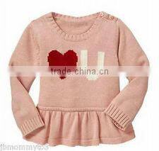 new design knitted kids pullover sweater