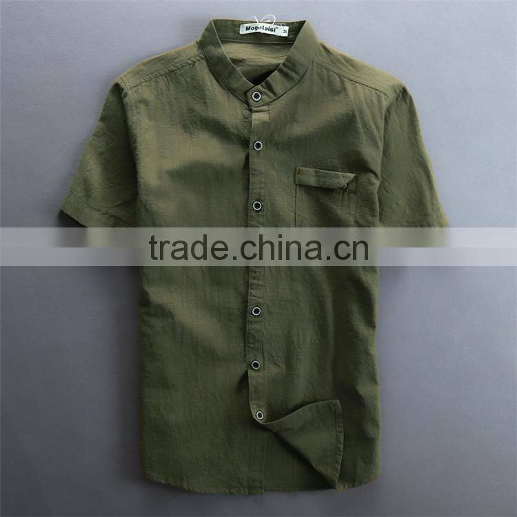 2015 Top Quality Custom Brand Name Men dress shirt