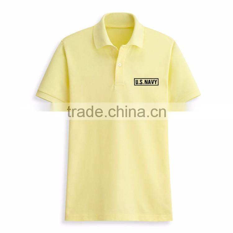 Bulk US Navy Fashion Embroidery Man New Design Wholesale Military T Shirt