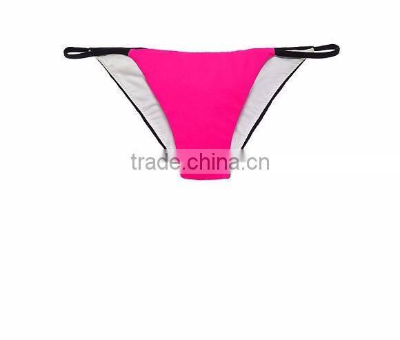 0544 NEW!2016 xxx hot sex The Fabulous Colorblock Halter Top swimwear hot korean teen girl bikini