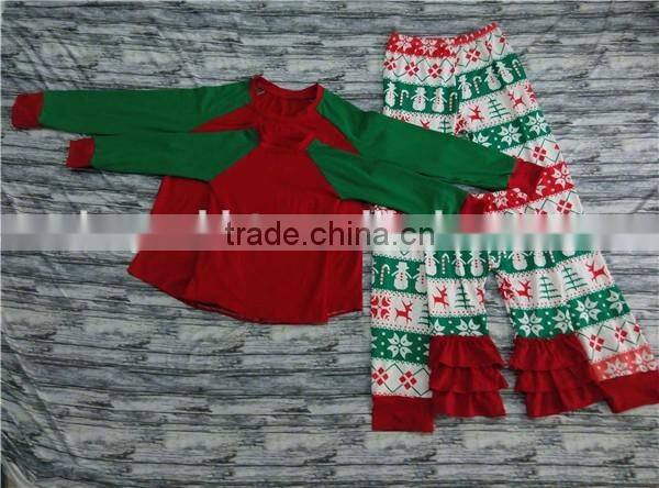 fashion christmas pajamas family western Xmas christmas pajamas