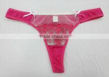 Factory wholesale thong panties s m l panties and bra sets with sexy lace sexy transparent ladies underwear panties