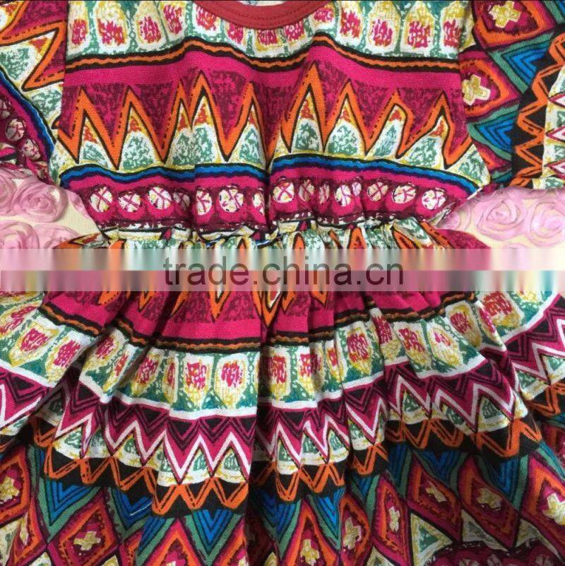 2015 baby new style long sleeve linen dresses same clothes for mother and daughter YW-201