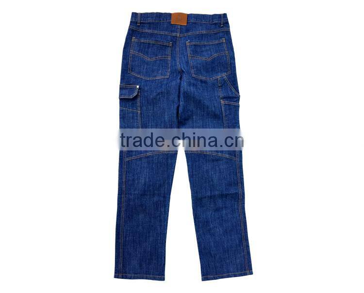 New style dark blue trousers mens jeans suppliers cargo work pants