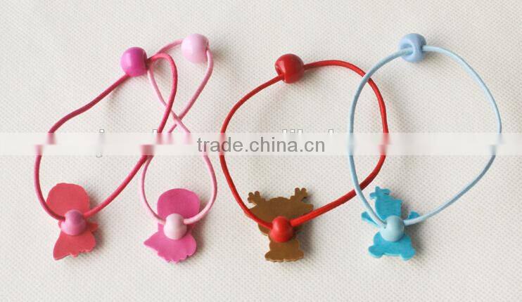 Frozen cartoon characters kids elastic hair tie, frozen girl hair tie