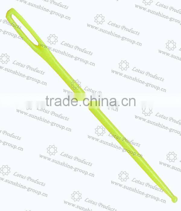 Plastic Sweater Sewing Needles Safety Plastic Needle Colorful Hand Plastic Sewing Needles For Knitting