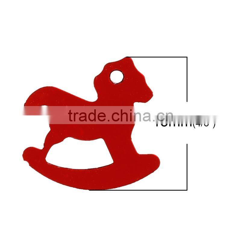 PVC Confetti Party Decoration Baby Shower Rocking Horse At Random