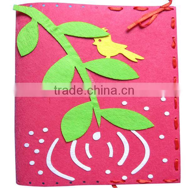 Handmade felt book notebook cover for Children's Educational Kids / Educational Learning Crafting