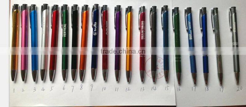 hot sales metal ball pen with press cheap price stationery