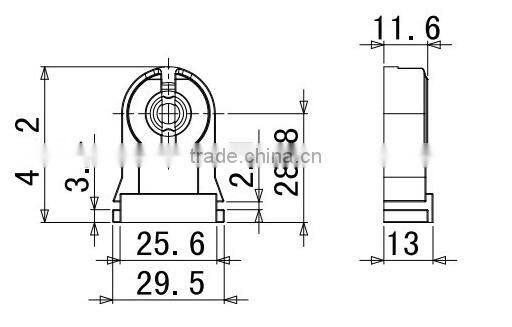 G13/T8 fluorescent LED tube lampholder