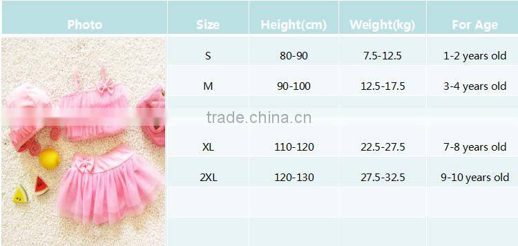 Lace fabric fancy sling swimsuit for girls swimsuit child swimsuit