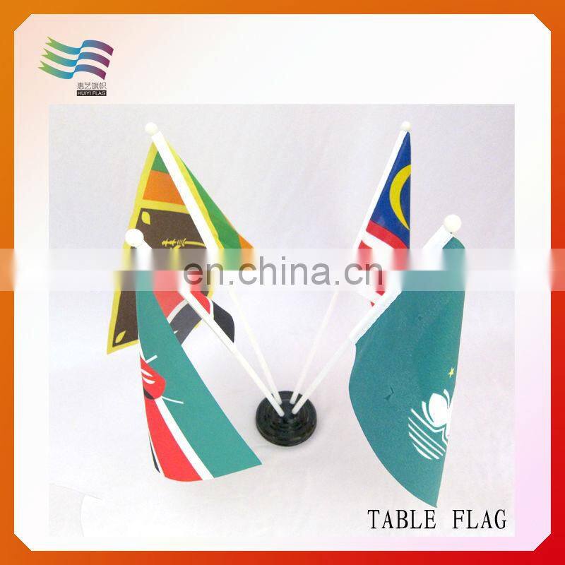 Metal Zinc Alloy Table Flags for UAE National Day