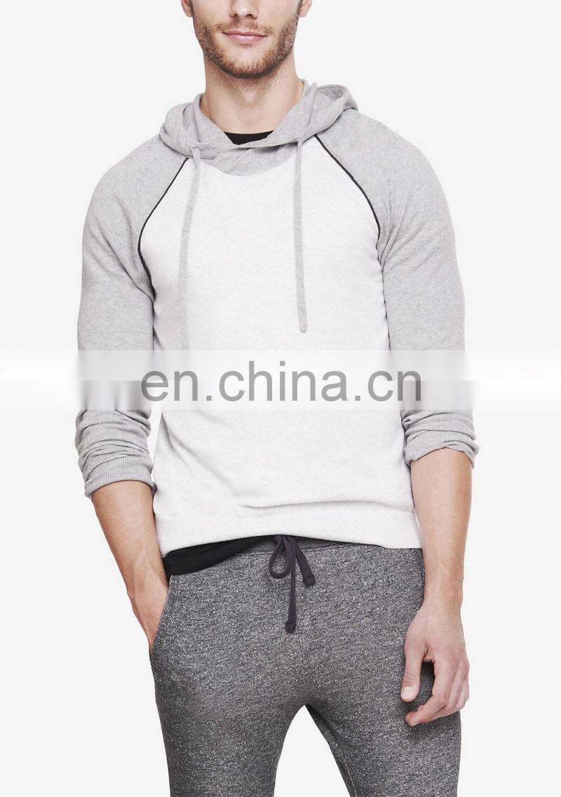 Cheap pullover baseball crossover collar hoodies mixed color knit hoodie factory