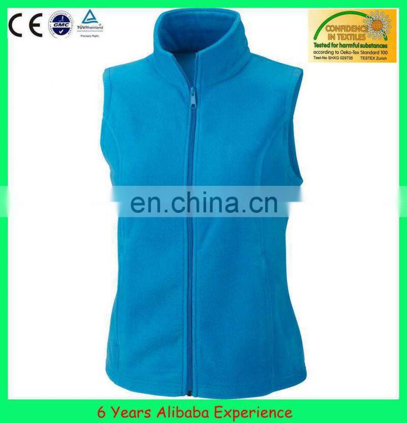 Womens custom plain promotional vest waterproof softshell vest and gilet manufacturer -6 Years Alibaba Experience