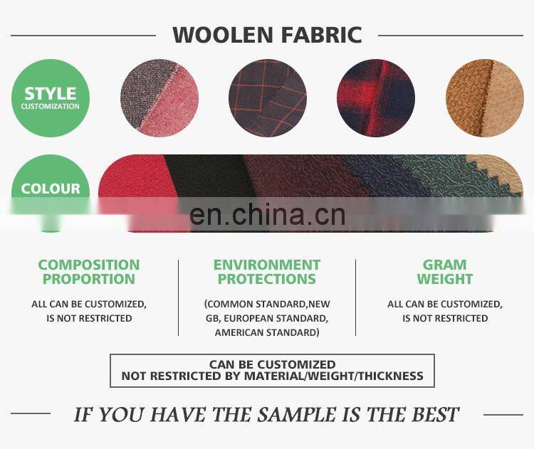 Winter fabric / woolen coat fabric stock lot