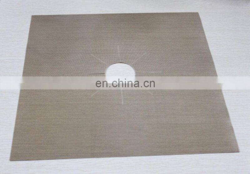 Pack of 4 Black Gas Rang Protectors Reusable Easy Clean