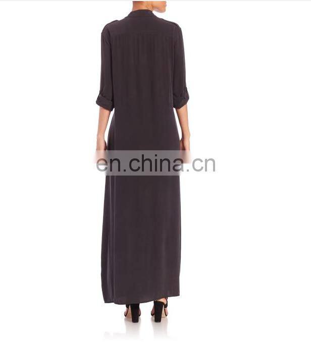 latest long lady shirt design