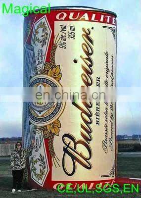 various inflatable soda beverage can model display