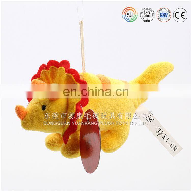 Chinese ICTI factory Peach heart with wings keychain toy stuffed heart toy can pass ASTM/CPSIA/EN71