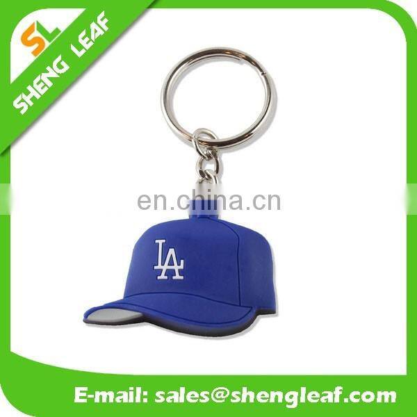 Special Custom Cap shaped Soft PVC Rubber Keychain