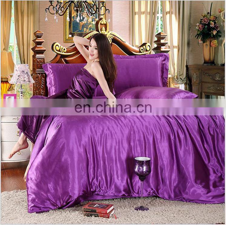 ready goods environmental protection wholesale satin adult wedding bedding set sexy