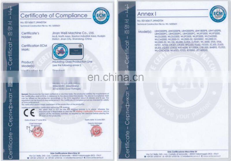 WL2000-31 Insulating Glass Automatic Sealing Robot Double Glazing Machine Line