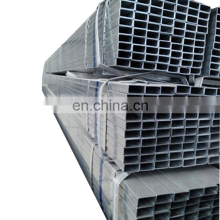 China hot selling structural galvanized factory gi rectangular tube
