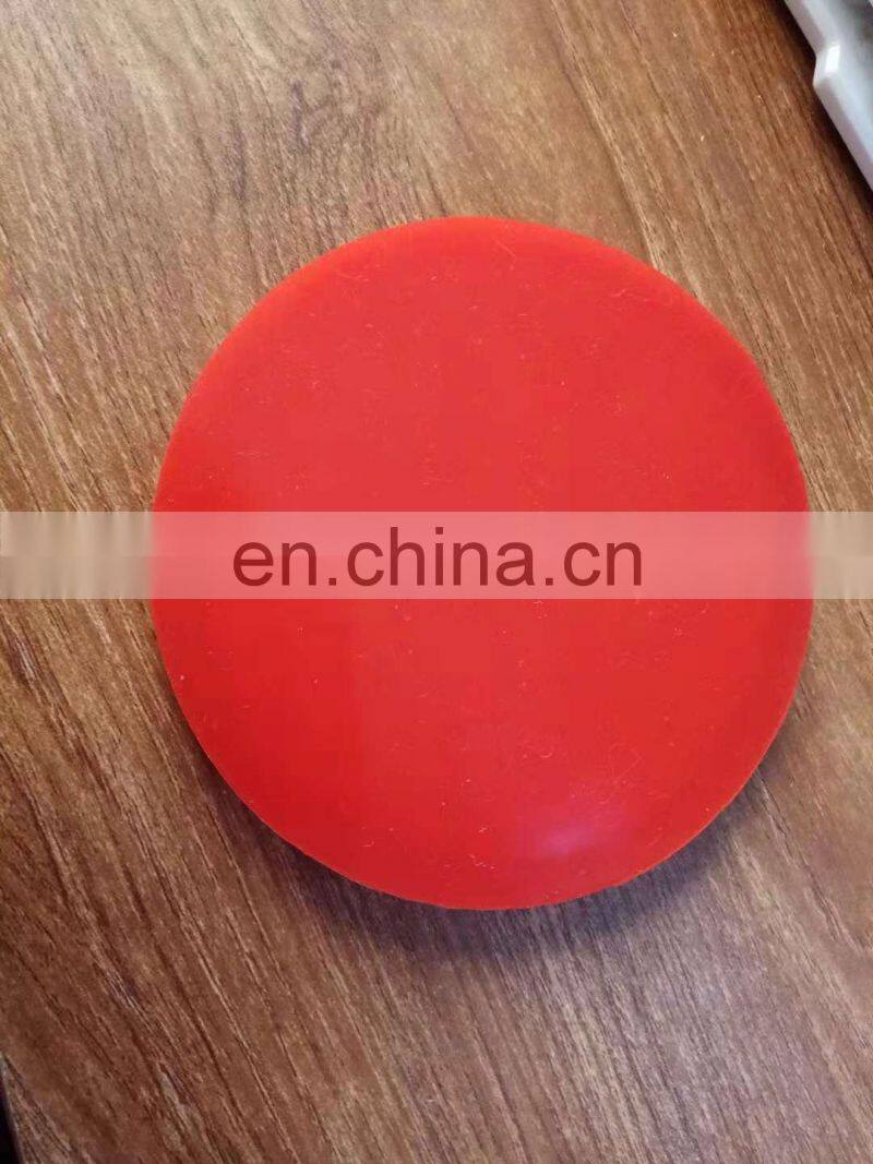 Custom silicone cup coaster set with felt pad