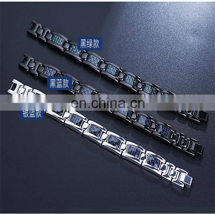 Far infrared 3000 gauss titanium magnetic therapy bracelet