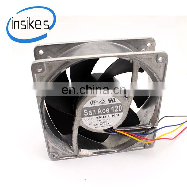 9SG1212P1G03 12V 4A aluminum shell high temperature resistant violent fan dc cooling fan