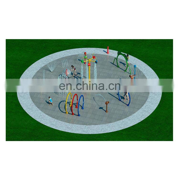 Hot Popular Summer Commercial Water Features Spa with Waterfalls in Splash Pad for Sale