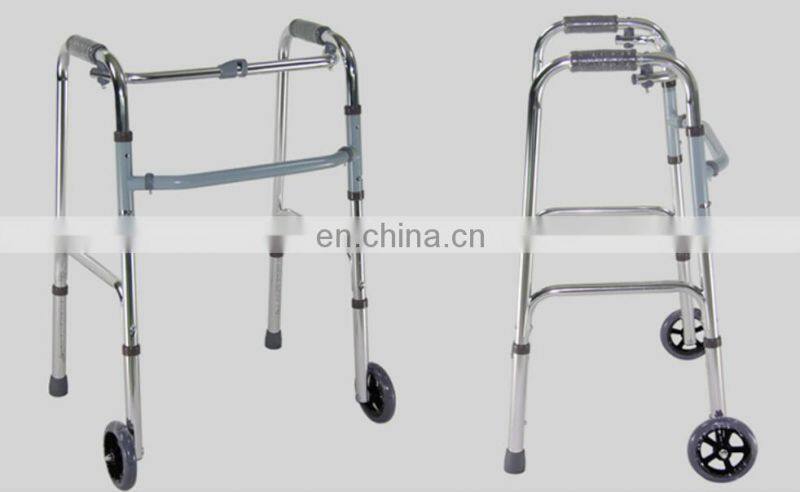 hot sale Lightweight Aluminum Foldable mobility frame rollator walker for the Elderly andadores