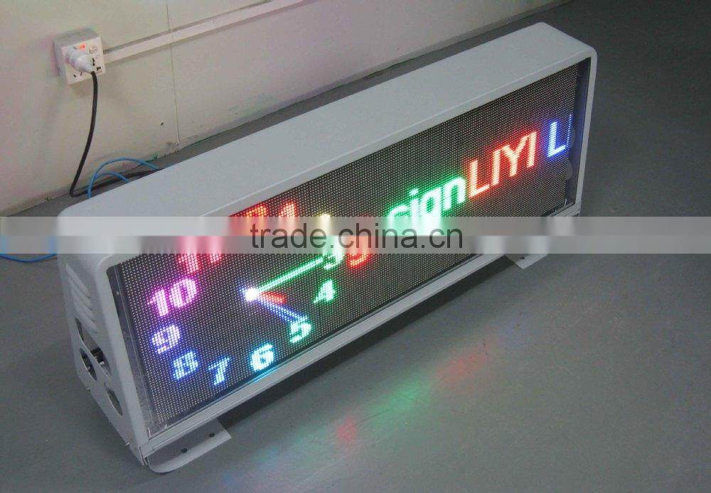 wifi 3G USB RJ45 slim wireless programmable p5 led taxi top advertising signs