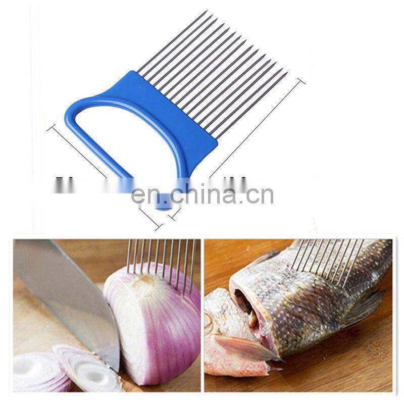 Vegetable Tomato Holder Slicer Cutter Stainless Steel Kitchen Gadget Tool