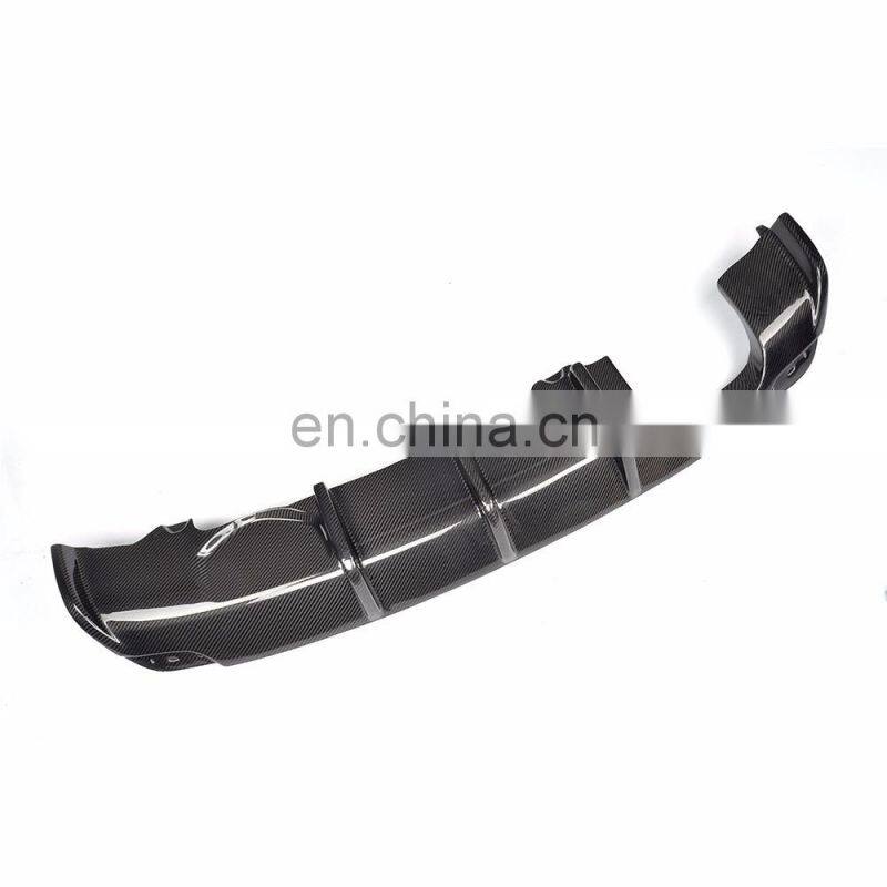 Carbon Rear Diffuser for AUDI A1 with single outlet dual exhaust pipe