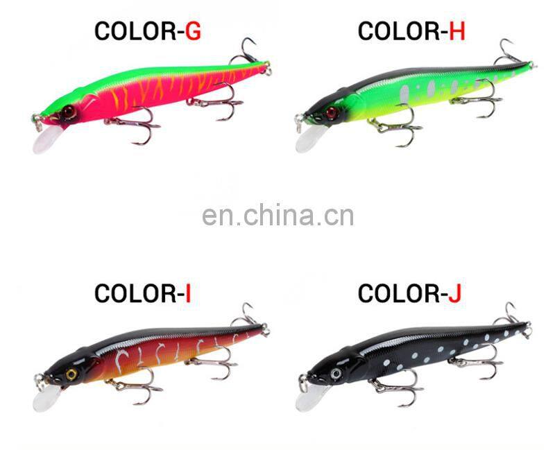 Hot Sale China Supplier fishing lure plastic 115mm 14g In Stock Hard Plastic Lure