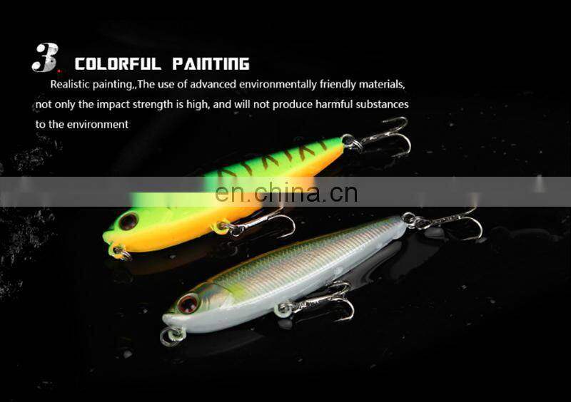 New Colors 55mm 3.5g Bass Hooks Crankbait Tackle Isca Artificial Para Pesca Sinking Pencil Lures