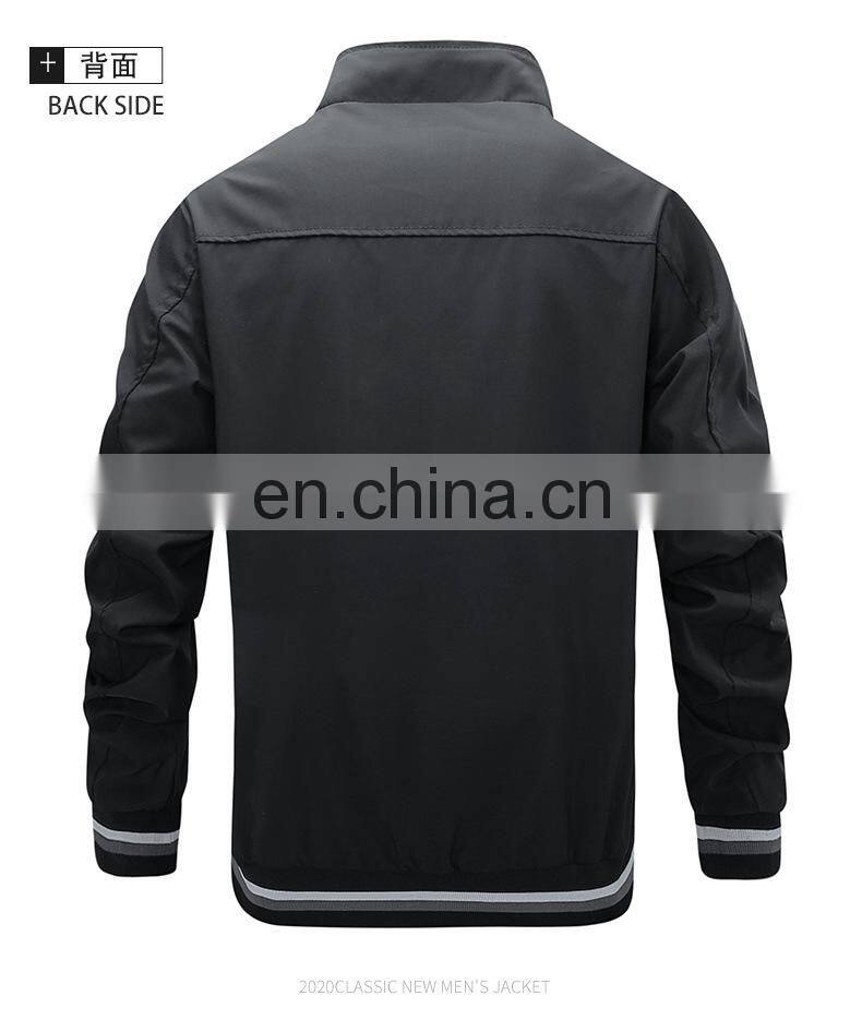 Factory wholesale new style casual jacket for men slim coat spring and autumn men's cloth trend thin men's jacket