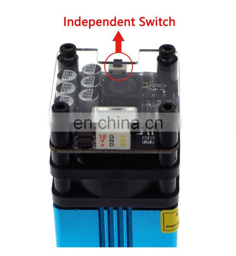 Blue-Violet Light Cutting Laser Module Output Power 40W Fixed Focus 450NM Engraving Laser Module