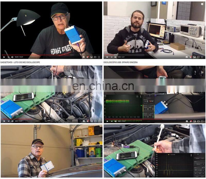 OSC2002 2 Channel 1GS/s Sampling Rate 50MHz Bandwidth Handheld USB Oscilloscope