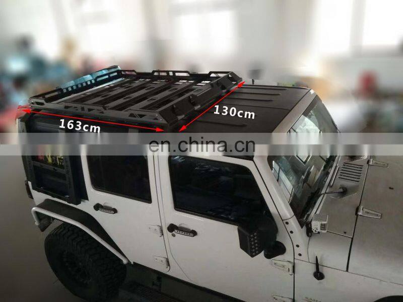 J376 storm luggage rack 4 doors Load-bearing 100-150KG for Vehicles for jeep for wrangler JK 2007-2017 accessories STEEL LANTSUN